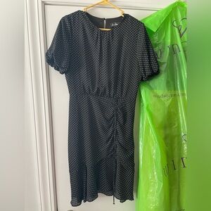 Sam Edelman Black Polka Dot Dress